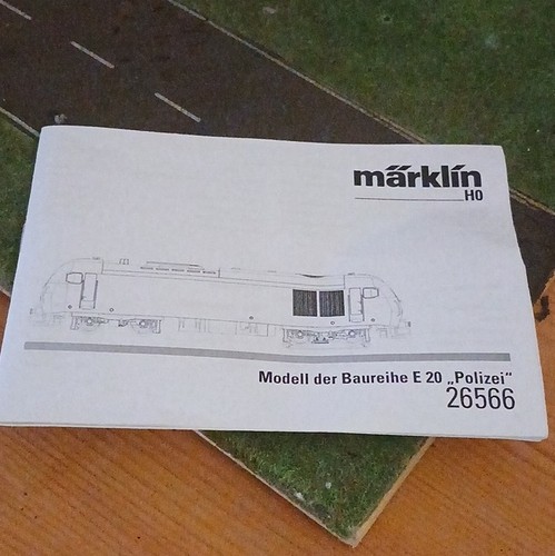 Märklin notice locomotive - märklin, h0