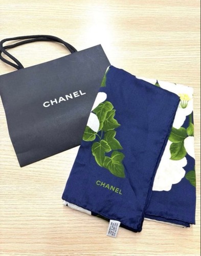 Foulard chanel soie grand - en,