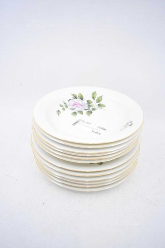Set assiettes porcelaine - set,