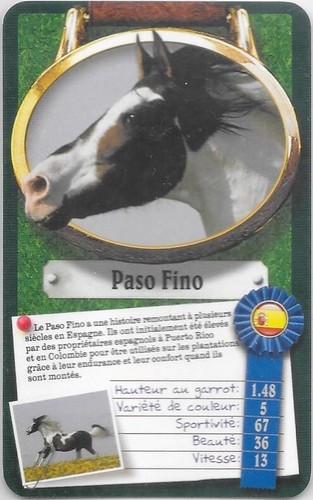 Carte top trumps chevaux ou - trumps,
