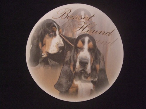 Tapis souris basset hound - de,