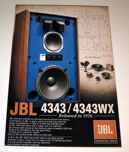 Jbl 4343 way horn - jbl,