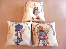 Lot de 3 coussins vintage