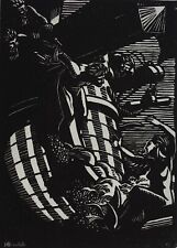 BROUTELLE, La Proue, poème Henri de Régnier, gravure sur bois, 1920