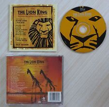 CD ALBUM THE LION KING ORIGINAL BRODWAY CAST RECORDING ELTON JOHN HANS ZIMMER