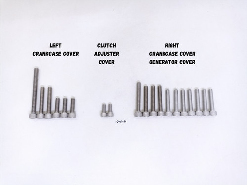 Kit vis boulon moteur - de, de