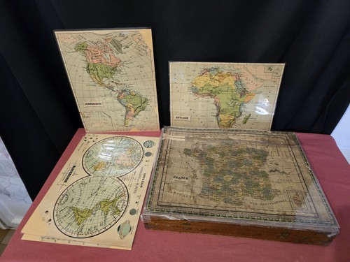 Jeu cubes bois de cartes - 48,