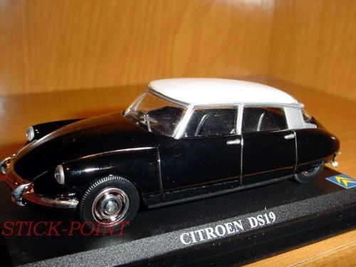 Citroen ds19 black - ds19, black/white