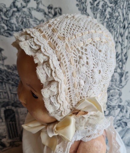 Ancien petit bonnet coiffe - petit,