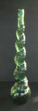 Ancienne Bouteille/ Carafe Empoli verte torsadée, Italie, Hauteur 45 cm. TBE