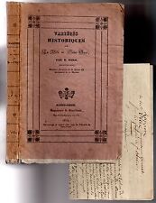 HECTOR PIERS VARIETES HISTORIQUES SUR LA VILLE DE SAINT-OMER 1832 EO + 2 LAS
