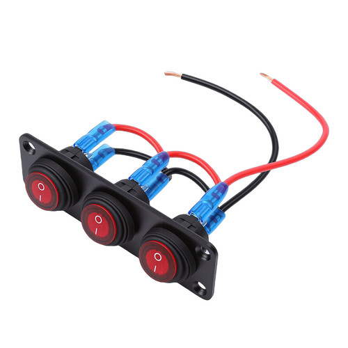 Panneau interrupteur rond led - interrupteur,