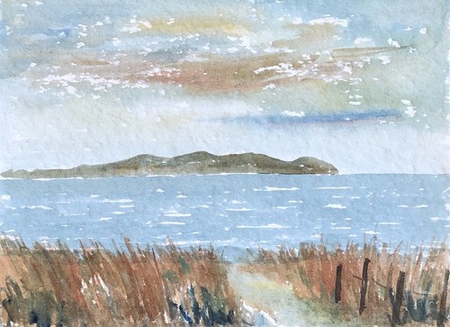 Peintre inconnu vue sur - -,