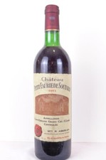 saint-émilion château petit-faurie de soutard grand cru classé rouge 1973
