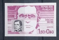 Timbre Émile Littré Non