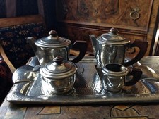 Service  café thé en étain