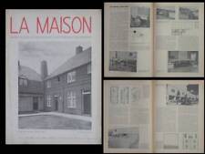 LA MAISON N°7 1945 LONDRES, PATRIK ABERCOMBIE, MARCEL BAUGNIET, MEUBLE RADIO