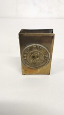 Ancien Porte Allumettes Allemand 1914/1918 En Laiton