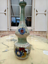 VASE DOUBLE GOURDE CERAMIQUE