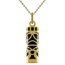 Collier Tiki Polynésien Plaqué OR 750/000 - Mixte - LONGUEUR au CHOIX - Neuf