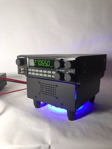 Blue led fan kit base - stand, w/