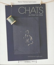Chats au point de croix Marie-Thérèse Saint-Aubin très rare épuisé