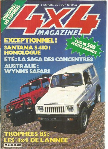 4x4 magazine santana s - n°51,