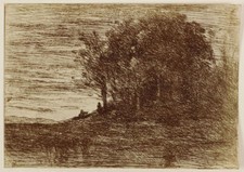 Corot le bois - corot,