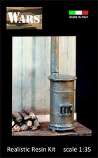 WARS 44-35 Kit De Diorama De Guerre WW2 Poêle À Bois Résine 1:35