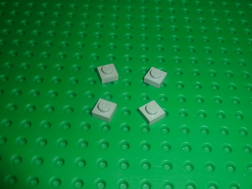 Lego plate 1x1 oldgray - lego,