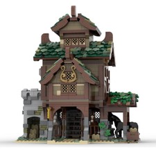 ZITIANYOUBUILD MEDIEVAL STABLE pour Medieval Castle et Village 1548 pièces