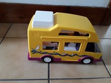PLAYMOBIL  vehicule  camion Camping Car Jaune  3945