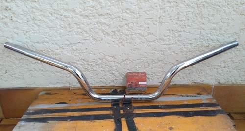 Old moped handlebar chrome - old,