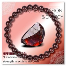 Bracelet de perles Grenat en