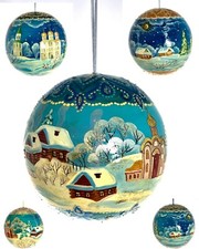 1 Boule de Noël en bois