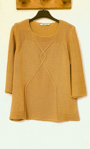 Pull saison jaune moutarde - pull,