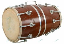 Traditionnel Musical Instrument Wedding-Kirtan Dholak Sillet & Boulon Avec