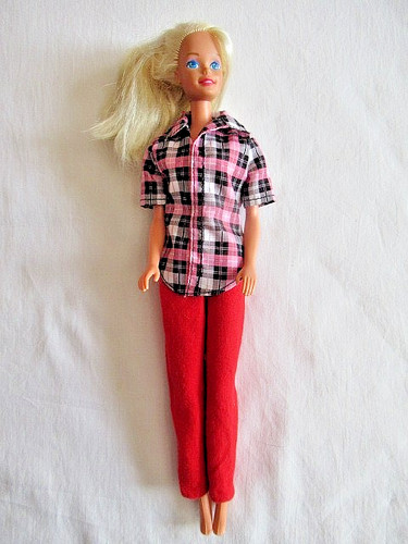 Barbie pantalon rouge - barbie, en