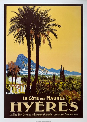 Hyères affiche côte des - -,