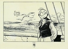 LE GALL Théodore Poussin Ex-libris 5°Festival BD Solliès-Ville 1993 Ass. A.LI.EN