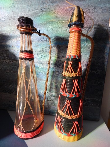 Lot bouteilles scoubidou - lot,