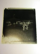 rare plaque photo négatif cirque Buffalo Bill à Dijon. 1905