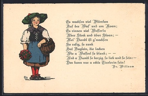 Carte postale jeune - , en