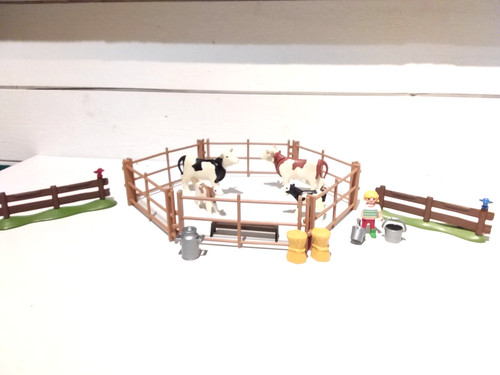 Playmobil lot vaches veau - vaches/,