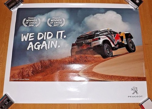 Poster peugeot 3008 dkr paris - peugeot,
