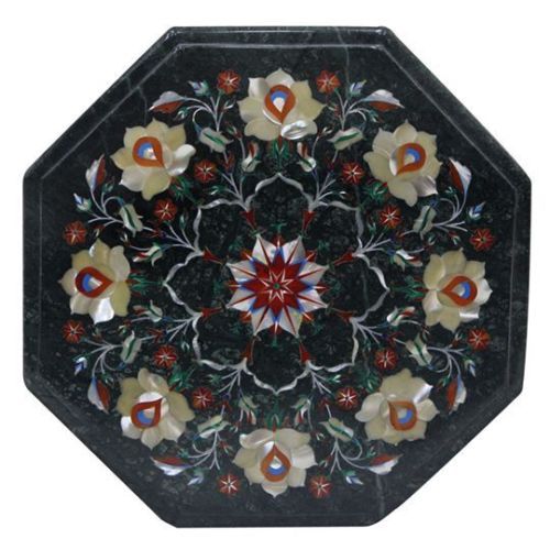 Marble table top inlay - marble,