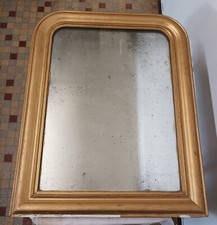 Ancien miroir cheminée - miroir, louis