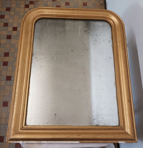Ancien miroir cheminée louis - ancien,