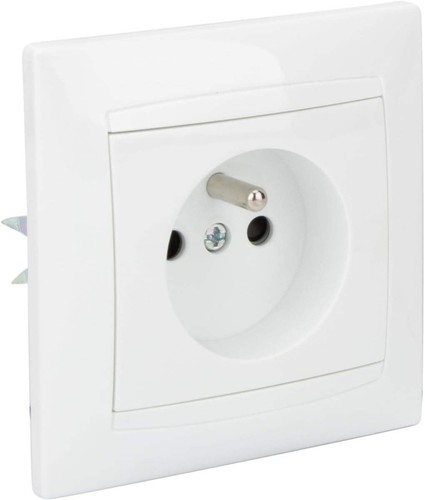 Prise murale encastrable - , 2p+t