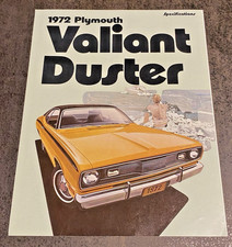 Notice Publicitaire  PLYMOUTH Valiant Duster - 1972